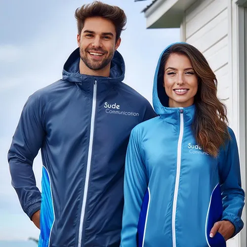 Veste Coupe-Vent Imperméable Personnalisable par Sérigraphie