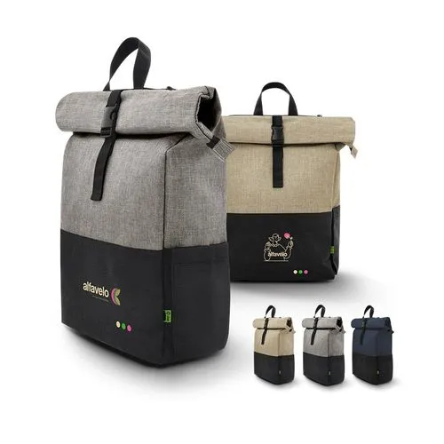 Sac à dos vélo éco-responsable en rPET - Personnalisable