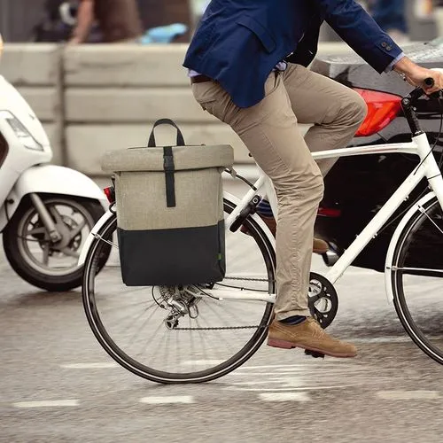 Sac à dos vélo éco-responsable en rPET - Personnalisable
