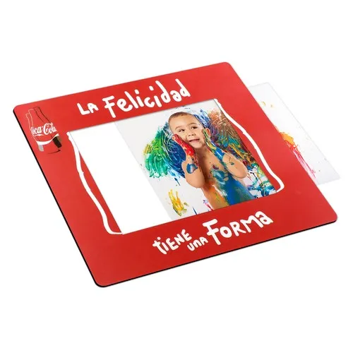 Tapis de souris personnalisable avec fenêtre d'insertion amovible