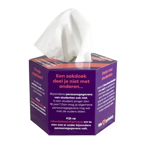 Boîte à mouchoirs hexagonale