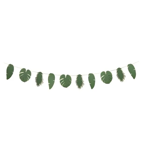 Guirlande Feuilles Tropicales 3m - Décoration Événementielle Premium
