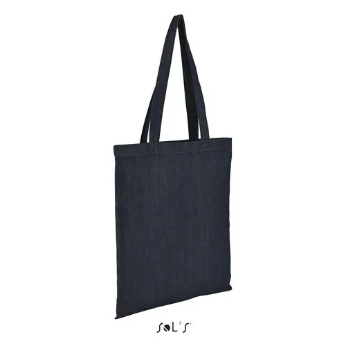 Sac Shopping Denim Personnalisable - Style Brut et Moderne