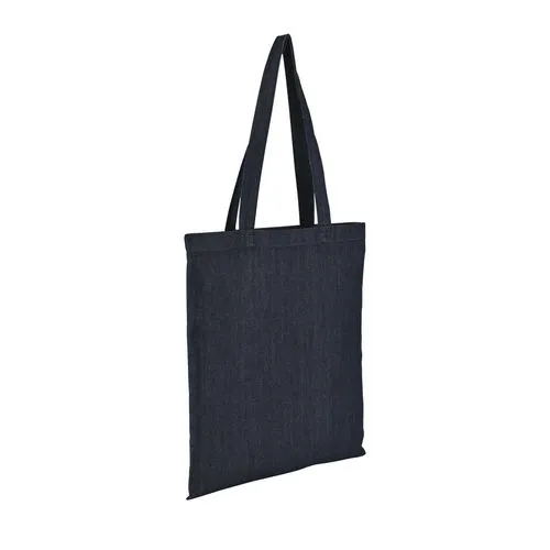 Sac Shopping Denim Personnalisable - Style Brut et Moderne