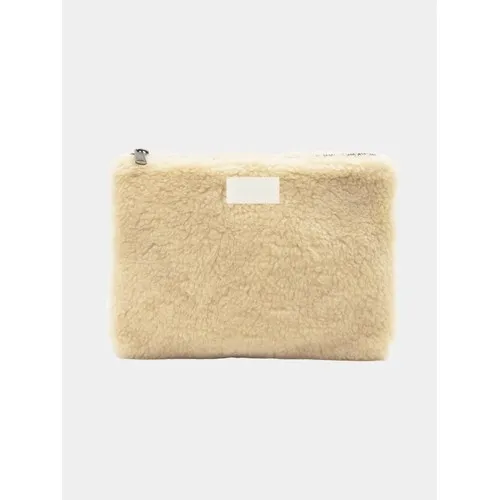 Pochette Zippée Colette M Sherpa - Coton GOTS & Polyester Recyclé