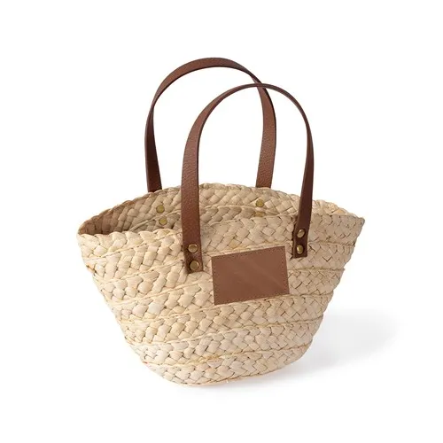 Cabas Publicitaire en Feuille de Maïs - Panier Écologique Personnalisable