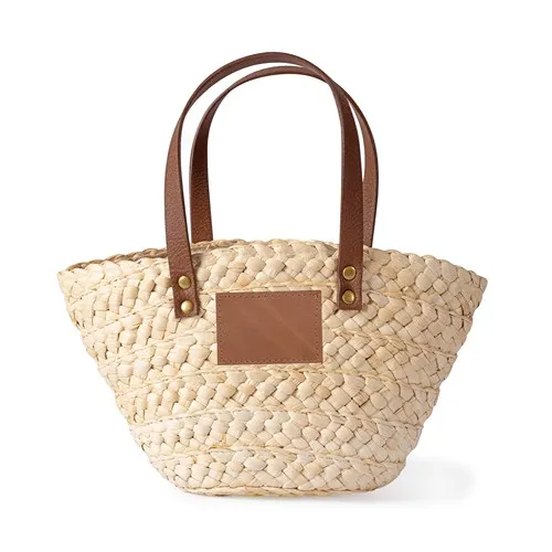 Cabas Publicitaire en Feuille de Maïs - Panier Écologique Personnalisable