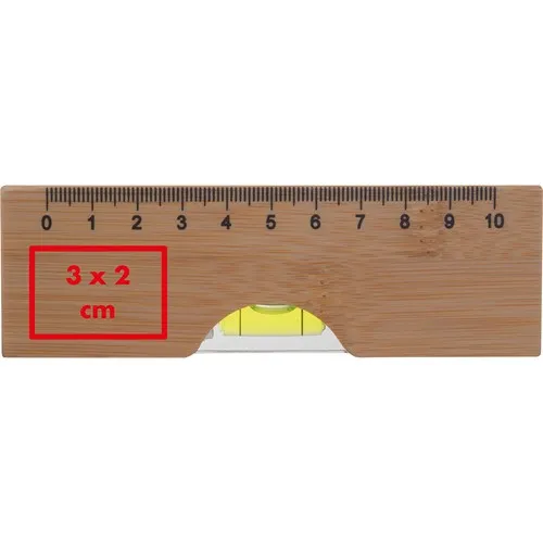 Niveau à Bulle Multifonction en Bambou avec Décapsuleur Personnalisable