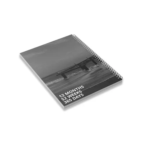 A5 SPIRALE QUOTIDIENNE COUVERTURE PP PERSONNALISABLE