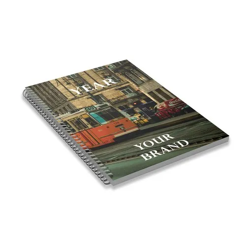 A5 SPIRALE QUOTIDIENNE COUVERTURE PP PERSONNALISABLE