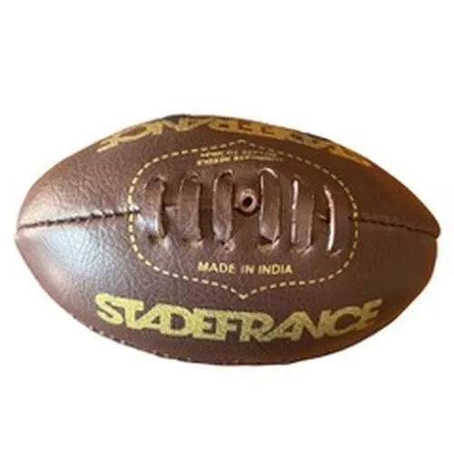 Mini Ballon de Rugby Personnalisable en PVC - Aspect Cuir Vintage