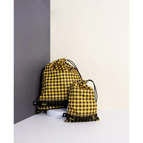 Sacs zéro déchet en tissu granite + maille