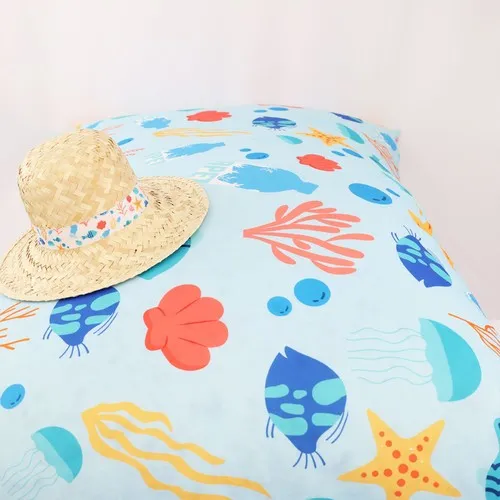 Coussin Pouf Géant RPET Personnalisable 1x1,4m - Éco-responsable