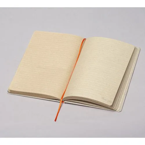 Carnet rigide écologique en papier d'herbe personnalisable