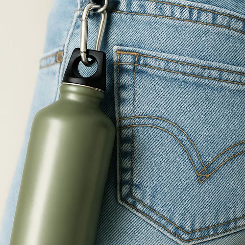 Bouteille Aluminium Recyclé 1L Personnalisable - Fabriquée en Europe