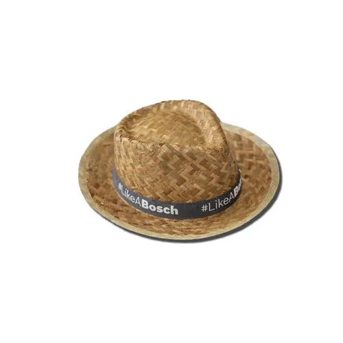 Chapeau Paille Personnalisable Mixte - Sérigraphie 1 Couleur