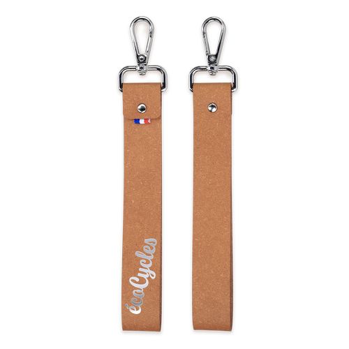 Porte-clés lanière synderme recyclé - Fabrication française