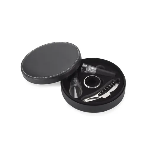 Set à vin avec jeu d'échecs (4 pièces) TREBB