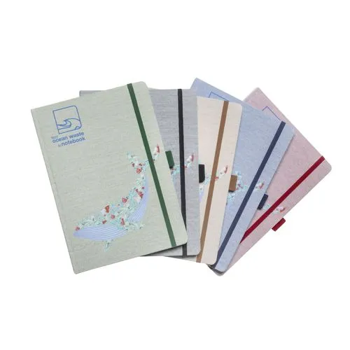 Carnets Reliure Plastique Recyclé Océan - Éco-responsables
