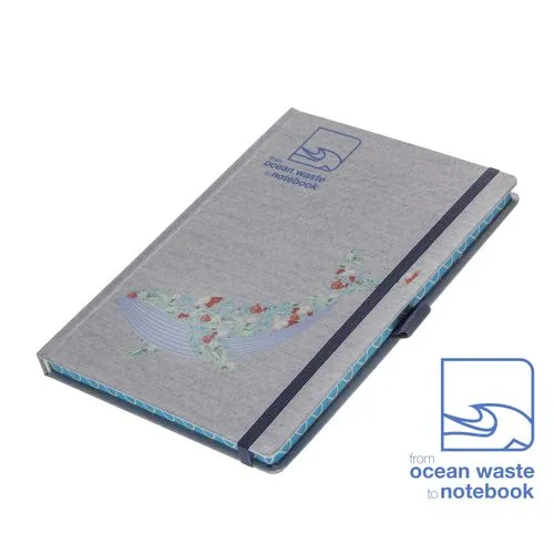Carnets Reliure Plastique Recyclé Océan - Éco-responsables