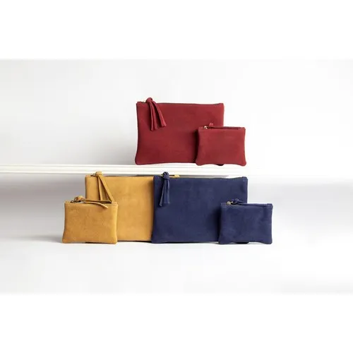 Pochette Cuir Personnalisable - 3 Tailles - Cadeau d'Entreprise Premium