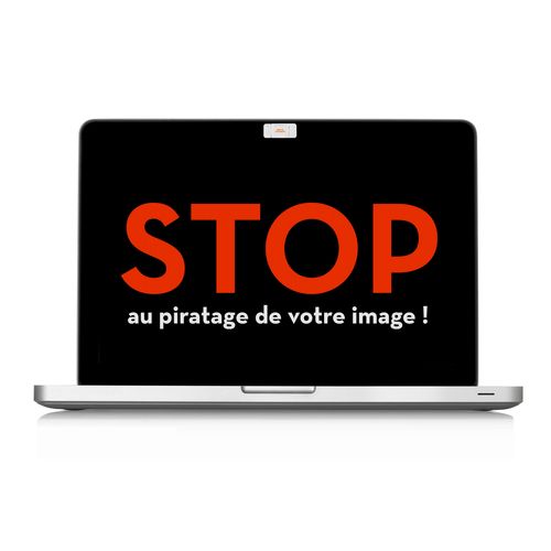 Cache Webcam Publicitaire Coulissant avec Cartonnette Personnalisable