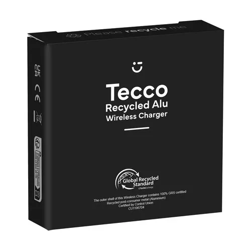 Tecco GRS Recycled Alu 15W Wireless Charger