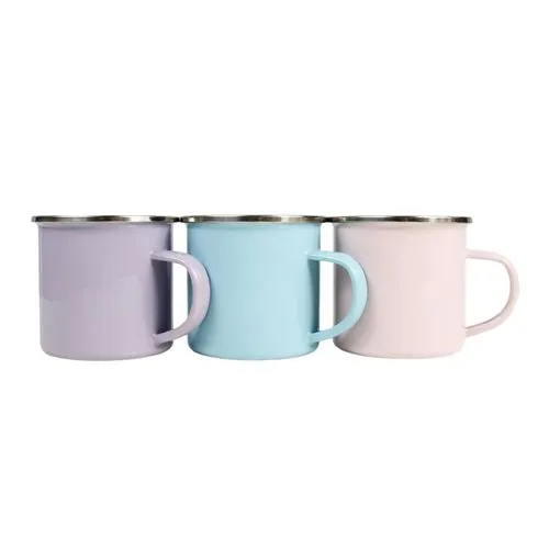 Tasse émaillée - 300 ml Rose Clair