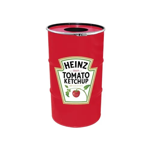 Poubelle Publicitaire 120L Personnalisable Full Colour avec Couvercle