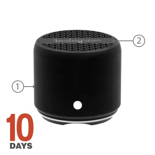 Levo, Enceinte métallique Bluetooth. STOCK.