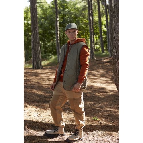 Casquette 5 panneaux en coton personnalisable - Visière plate