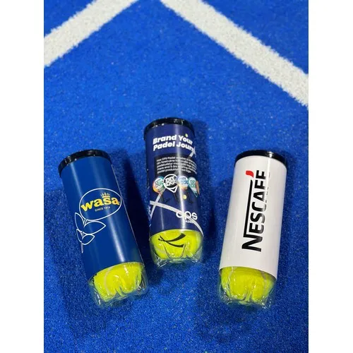 Balles de Padel Personnalisées avec Étui Imprimé - Lot de 3