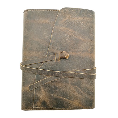 Ensemble Papeterie Cuir A5 avec Stylo - Personnalisable