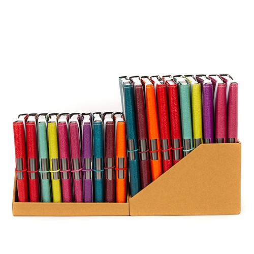 Ensemble Papeterie Cuir A5 avec Stylo - Personnalisable