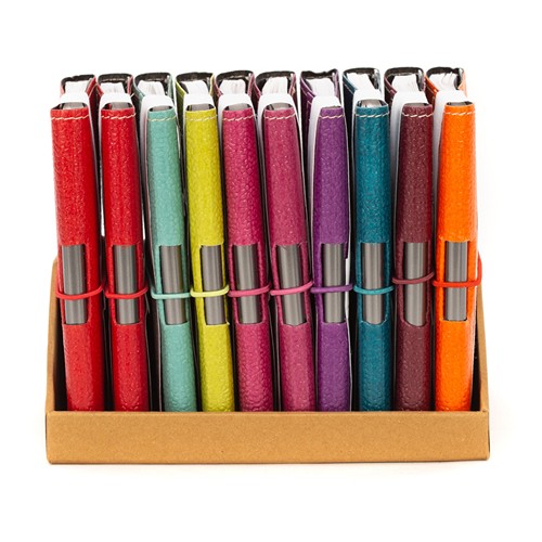 Ensemble Papeterie Cuir A5 avec Stylo - Personnalisable