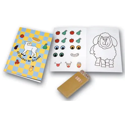 Set Coloriage et Peinture Personnalisable en Sérigraphie