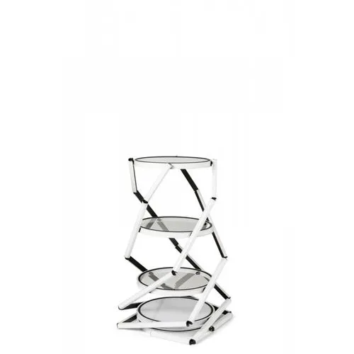 Vitrine Publicitaire Flex Tower 4 Niveaux - Montage Express