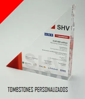 Tombstone Trophée Personnalisé par Sérigraphie