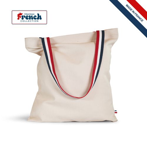 Sac Shopping Coton Recyclé 300g - Fabrication Française Éco-Responsable