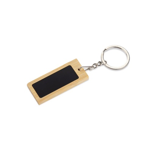 Porte-clés Bambou Personnalisable - Objet Pub Écologique