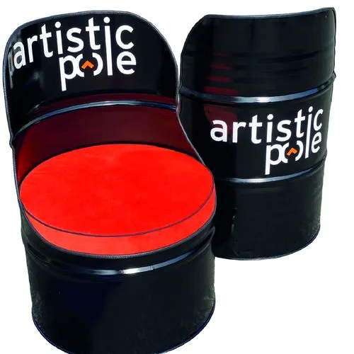 Fauteuil Bidon Industriel Personnalisable - Acier Galvanisé