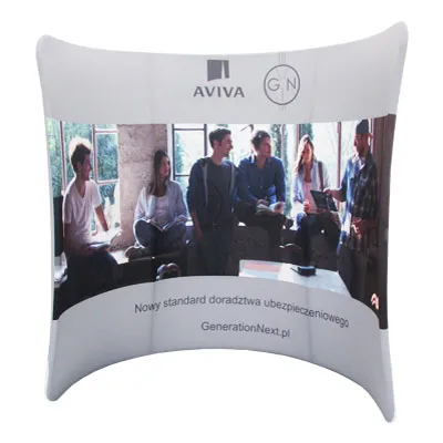 Mur d'Image Publicitaire en Aluminium - Toile Polyester Personnalisée