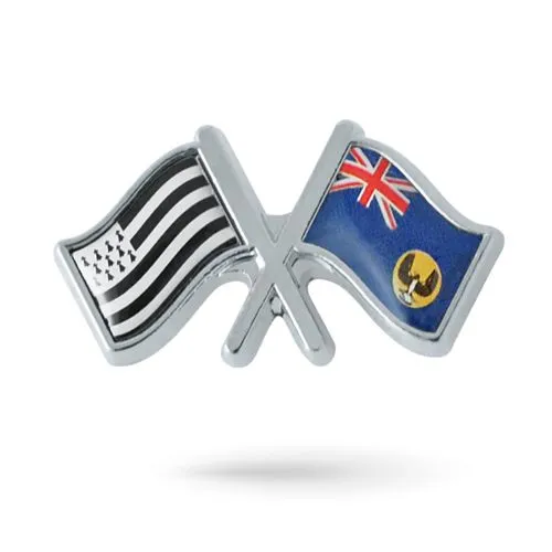 Pins zamac impression digitale