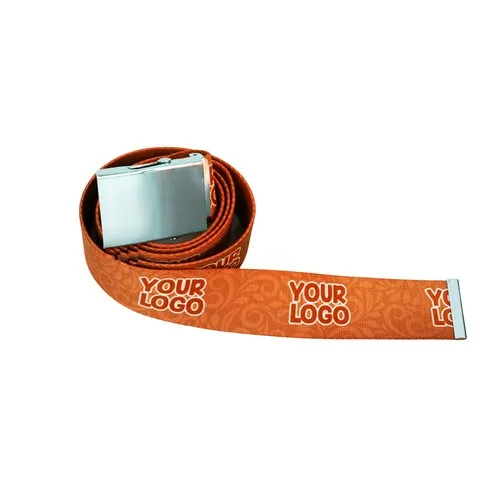 Ceinture personnalisable avec boucle à cassette - Textile polyester