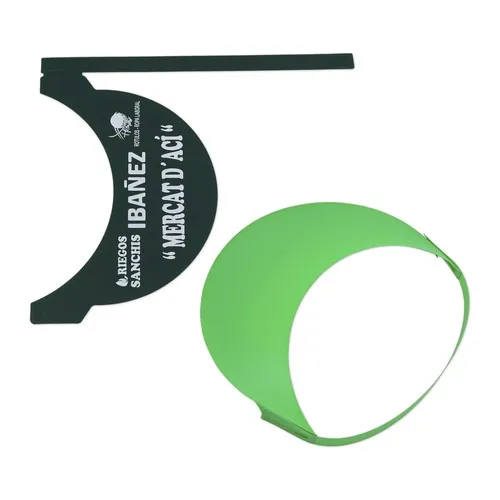 Visière personnalisée par sérigraphie - Communication visuelle outdoor