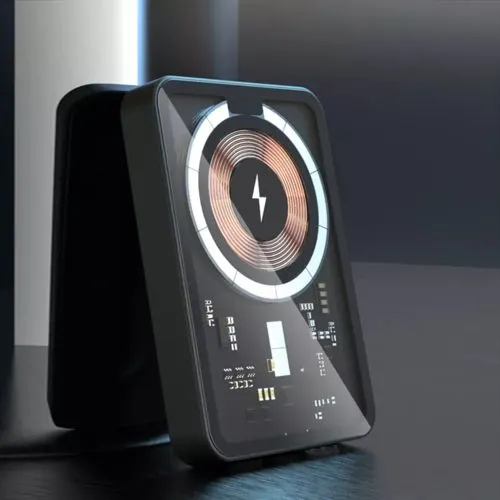 Powerbank Sans Fil 10000mAh avec Écran Digital Personnalisable