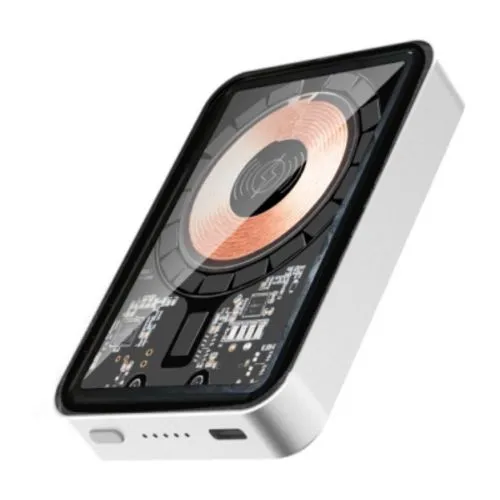 Powerbank Sans Fil 10000mAh avec Écran Digital Personnalisable