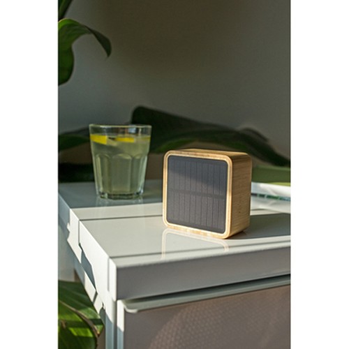 Enceinte Bluetooth Bambou 3W avec Panneau Solaire - B'RIGHT