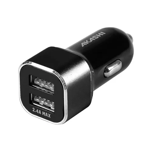 TURBO CAC 2USB CHARGE RAPIDE NOIR