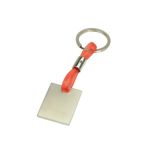 Porte-clés Métal et Cordon Silicone Personnalisable